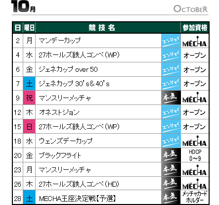 10月